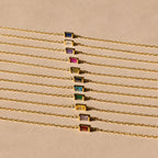 Baguette Sapphire Bracelet