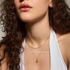 Solid Gold Paperclip Chain Necklace