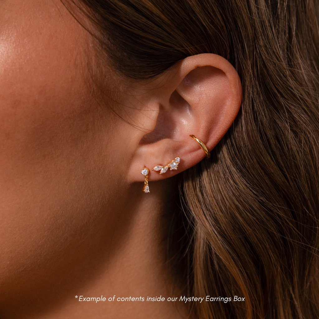 Coffret d'abonnement mensuel aux boucles d'oreilles