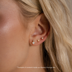 Coffret d'abonnement mensuel aux boucles d'oreilles