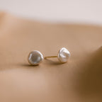 Pendientes de perlas de agua dulce
