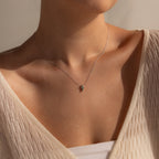 Aerial Agate Jewelry Set in Silver