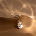 Collier avec empreinte de main de bébé