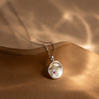 Collier avec empreinte de main de bébé