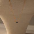 Collier avec pierre de naissance émeri 