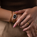 Pave Onyx Timepiece