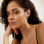 Solid Gold Lab-Grown Diamond Pear Drop Studs