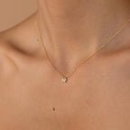 Mandy Pave Butterfly Necklace in 18K Gold