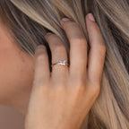Mariposa Diamond Ring in Silver