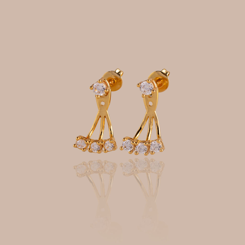 Diamond Cascade Ear Jackets