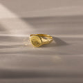 The North Star Peridot Signet Ring is perfect for those who appreciate symbolic jewelry with timeless elegance.