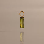Skinny Baguette Peridot Charm