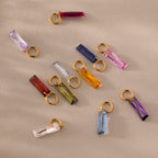 Skinny Baguette Diamond Charm