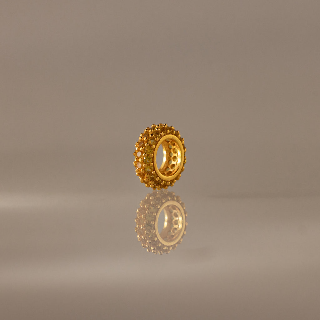 Pave Topaz Charm Spacer
