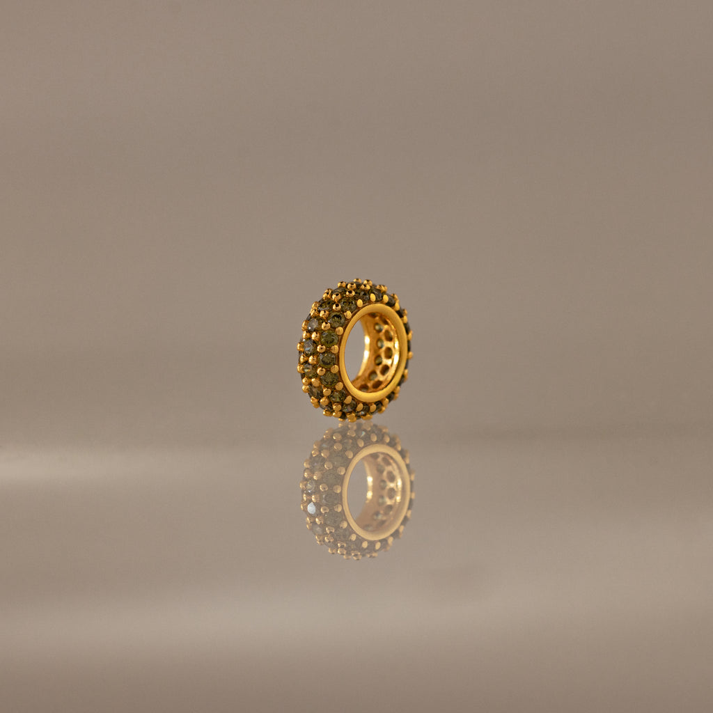 Pave Peridot Charm Spacer