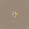 Diamond Marquise Drop Studs
