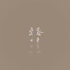 Diamond Marquise Drop Studs