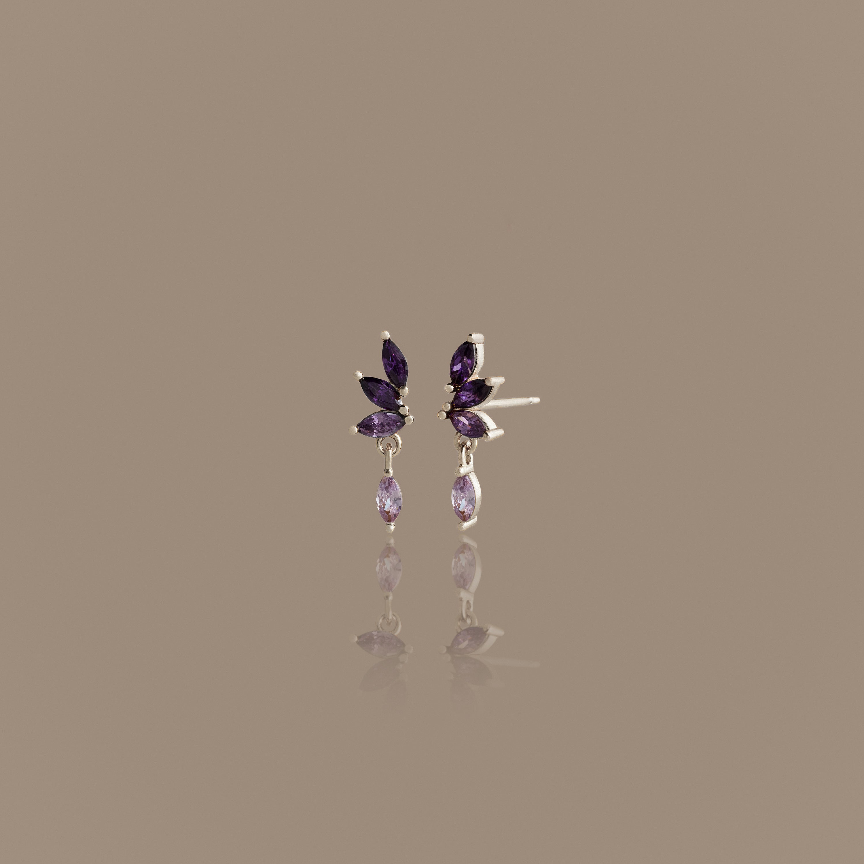 Alexandrite Marquise  Drop Studs