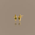 Ombre Cluster Peridot Studs