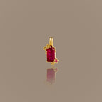 Floral Ruby Charm