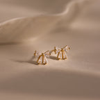 Coquette Bow Earring Set in 18K Gold