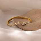 Princess Diamond Tennis Bracelet in 18K Gold