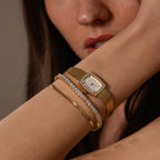 Princess Diamond Tennis Bracelet in 18K Gold