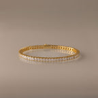 Princess Diamond Tennis Bracelet in 18K Gold