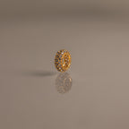 Pave Aquamarine Charm Spacer
