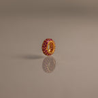 Pave Ruby Charm Spacer