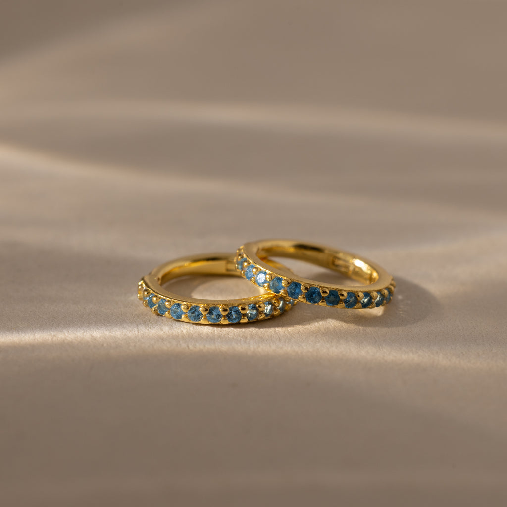 Birthstone Clicker Huggies