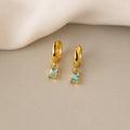 Baguette Aquamarine Huggies