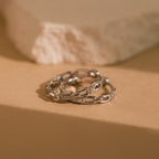 Aros con eslabones de diamantes
