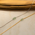 Dainty Jade Bar Necklace