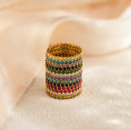 Eternity Tennis Pink Tourmaline Ring