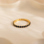 Eternity Tennis Sapphire Ring