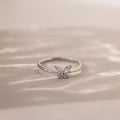 Mariposa Diamond Ring in Silver
