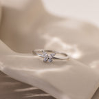 Mariposa Diamond Ring in Silver