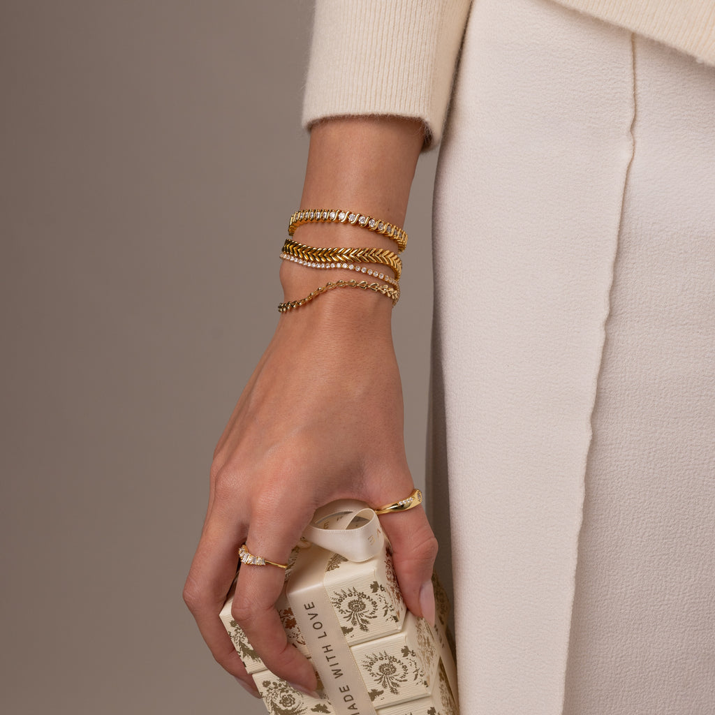 S-Link Diamond Tennis Bracelet