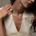 Collier avec pierre de naissance émeri 
