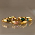 Toi et Moi Birthstone Signet Ring