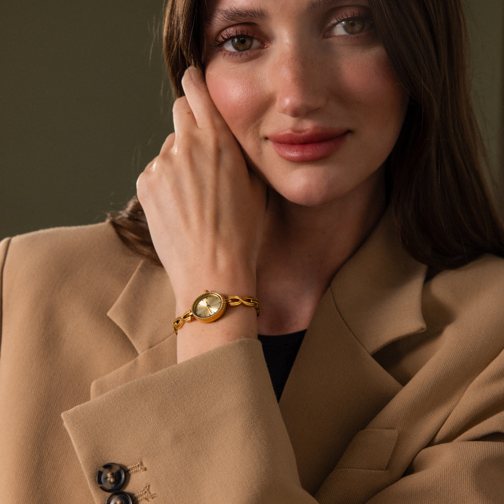 Oval Infinity Link Timepiece