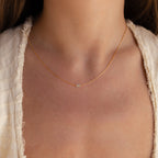 Dainty Jade Bar Necklace