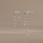 Opal Cascade Studs in Silver