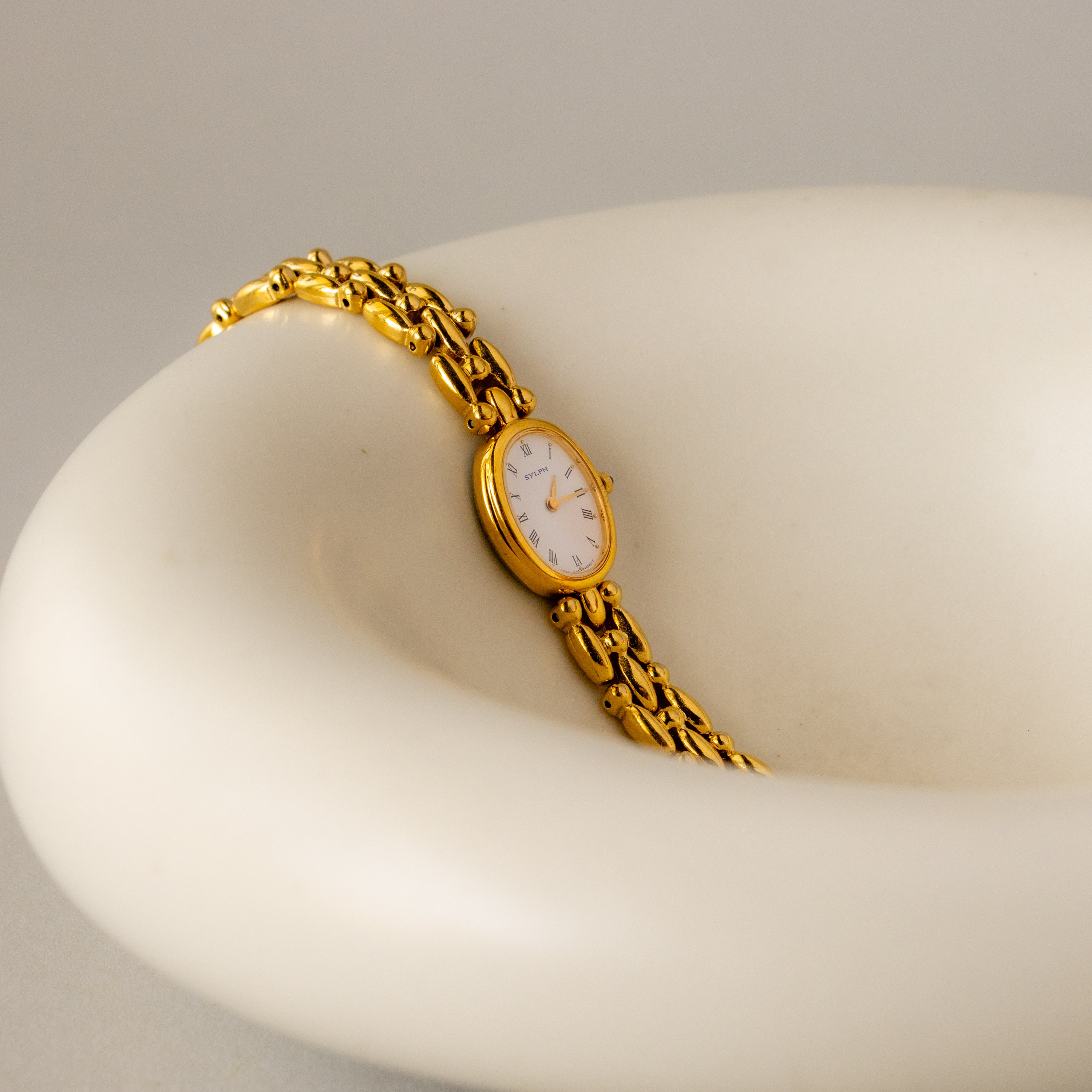 Vintage Citizen Sylph Oval Gold Watch