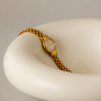 Vintage Citizen Round Chainlink Gold Watch