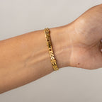 Vintage Christian Bernard Emerald Rope Gold Watch