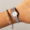 Vintage Rado Swiss Mesh Silver Watch