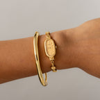 Vintage Seiko Slim Oval Gold Watch