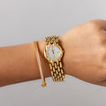 Vintage Louis Philippe Swiss Pearl Gold Watch